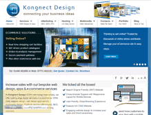 Tablet Screenshot of kongnectdesign.co.uk